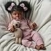 Reborn Baby Doll - 20 Inch Soft Body Black Girl Ages 3+