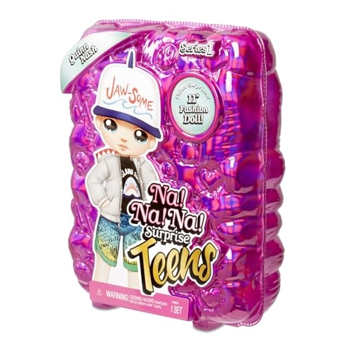 Na! Na! Na! Surprise Quinn Nash Teen Boy Fashion Doll - Soft 11"" Shark Inspired