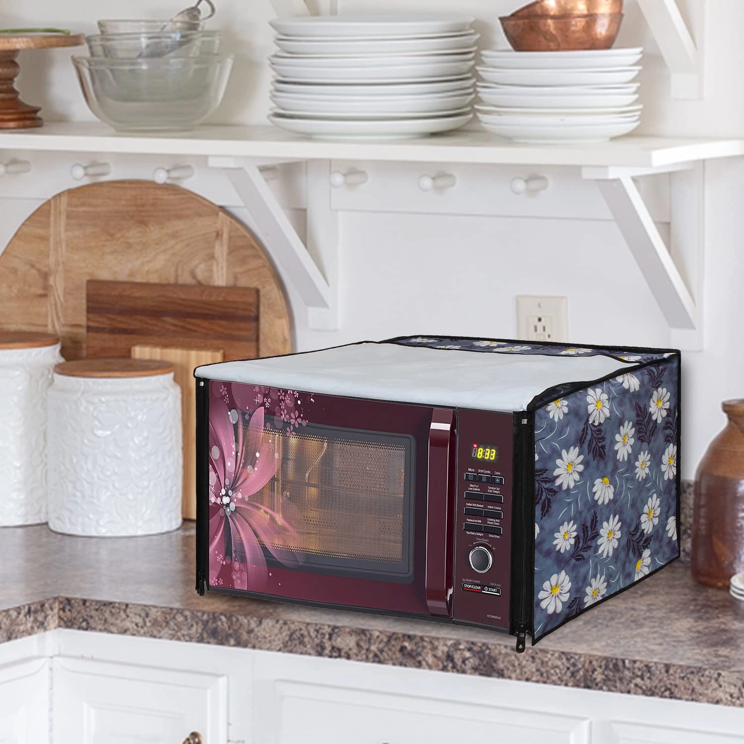 DREAM CARE Microwave Oven Cover - 17 Liter Waterproof Dustproof P.V.C.