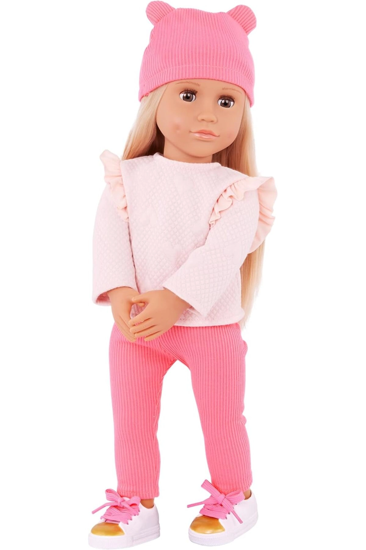 Joyce Doll - 18 Inch Sweatsuit And Beanie Hat Ages 3+