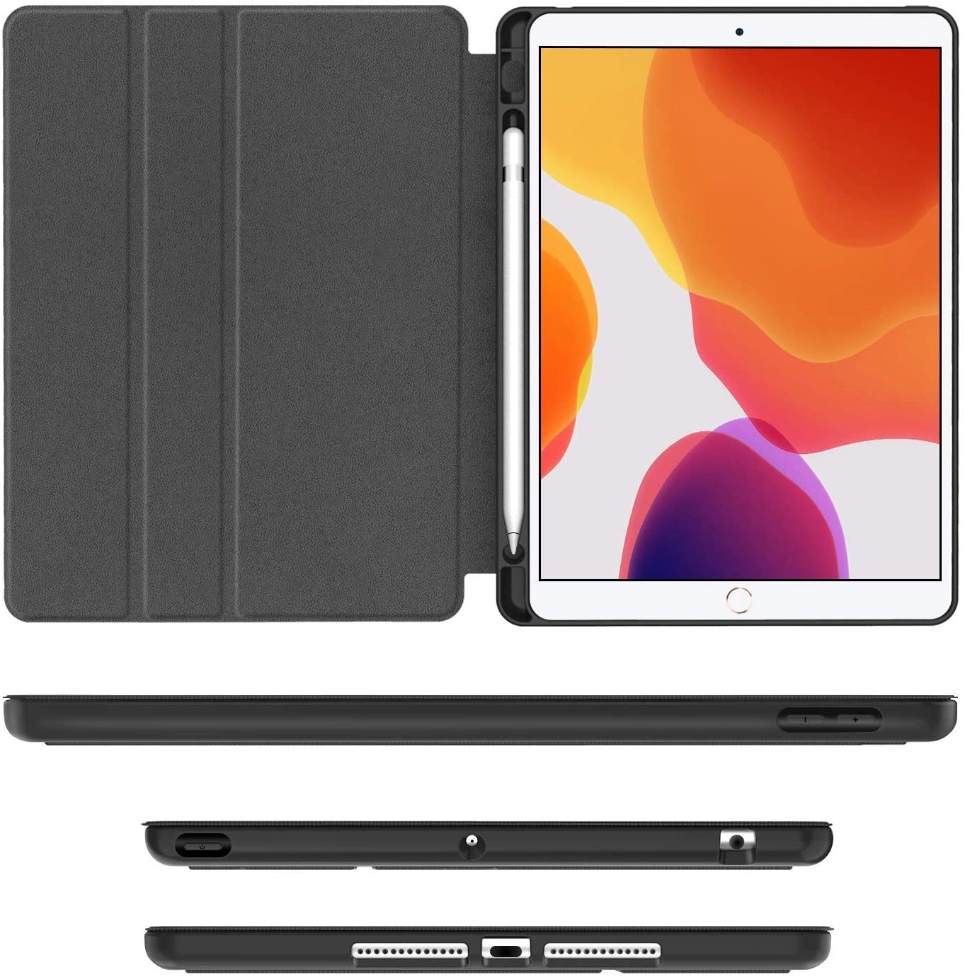 Keyboard Case with Pencil Holder for iPad 10.2-inch (7th and 8th generation)