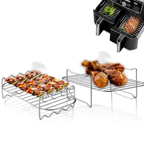 Air Fryer Rack - 304 Stainless Steel 2 Pcs