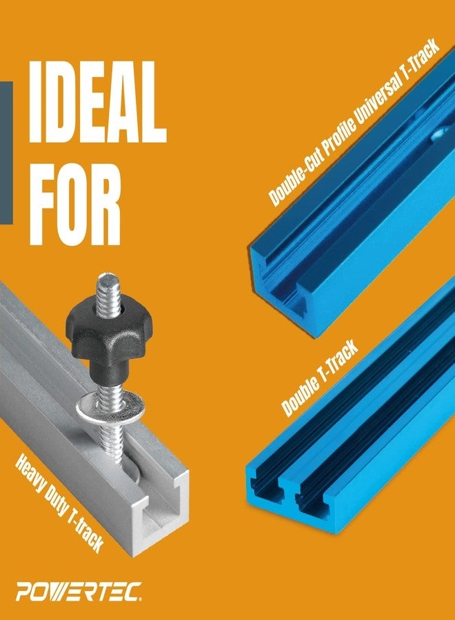 71484 - T Track Knob Kit 7 Star Knob 1/4-20 Threaded bolts