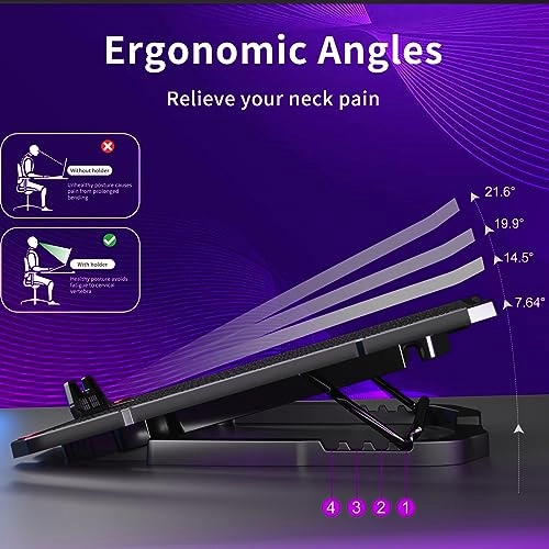 Laptop Cooling Pad - 5 fans 15.6 to 17.3 inches