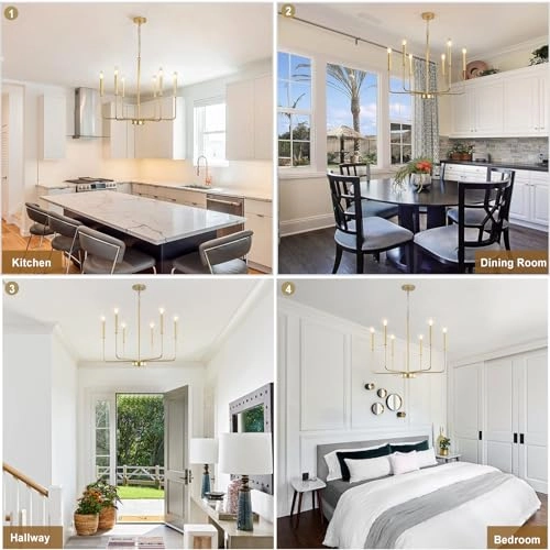 6 Crystal Chandelier - 65 cm-215 cm