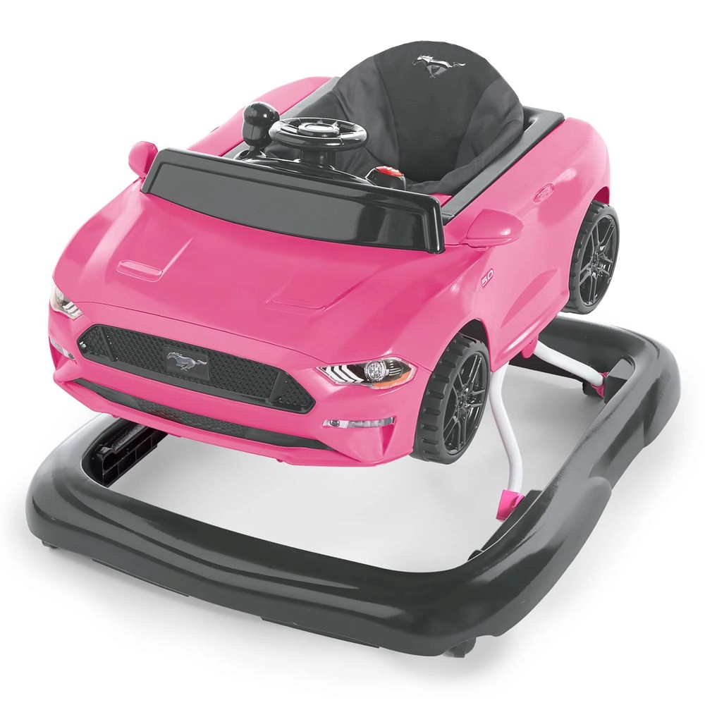 Bright Starts Ford Mustang 4-in-1 - Baby Activity Walker Pink
