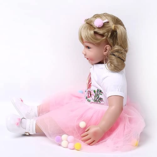 Rebirth Baby Doll - 48cm/58cm Silicone Limbs Cloth Body Panda Clothes Gift Set