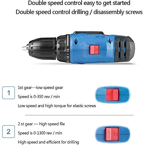 Electric Screwdriver - 12V 28Pcs 2 Batteries