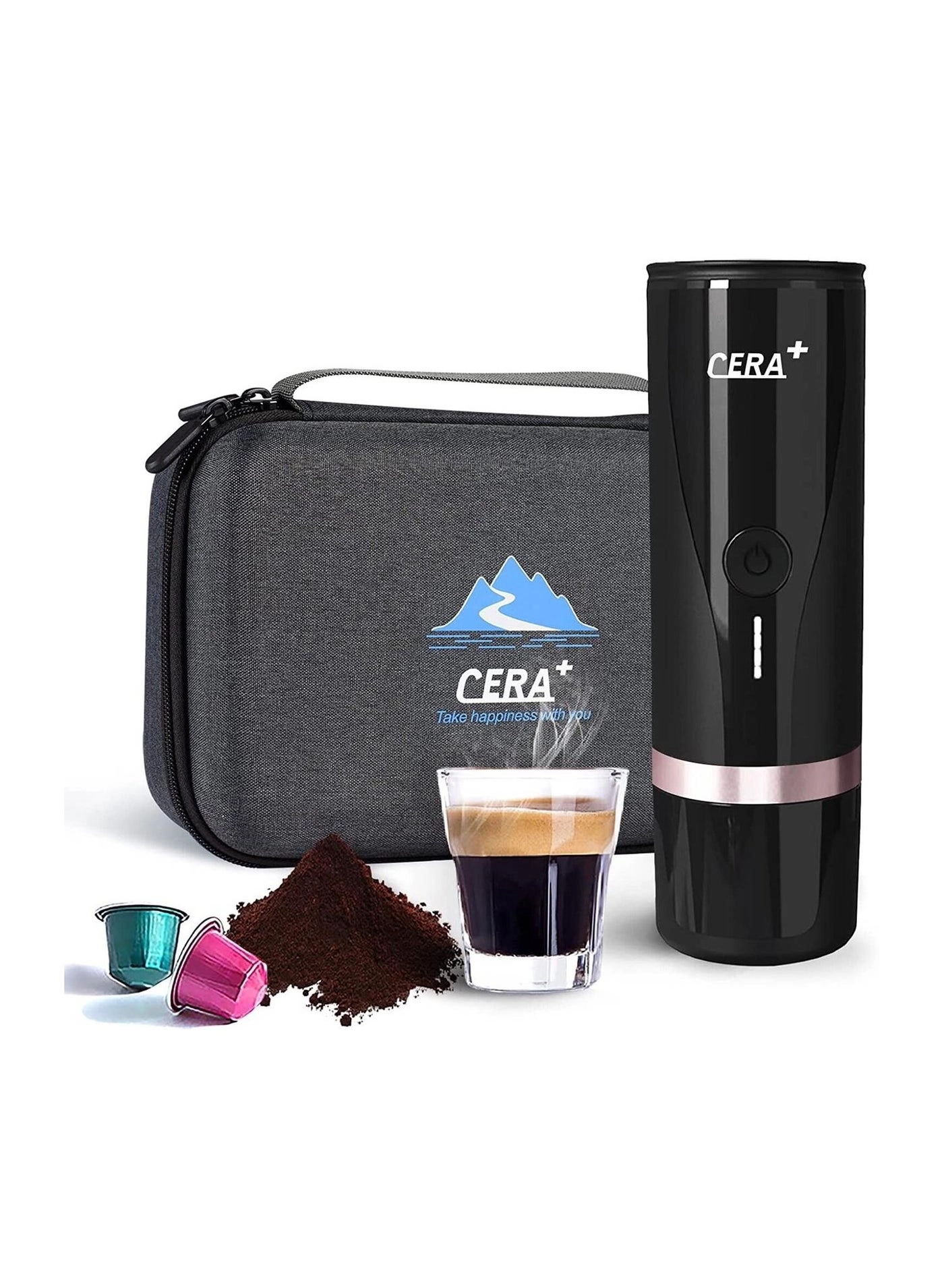 Portable Espresso Maker - Nespresso-compatible capsules fresh ground coffee