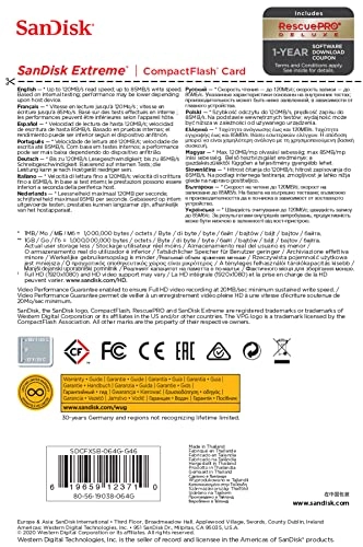 Compact Flash Extreme - 64GB