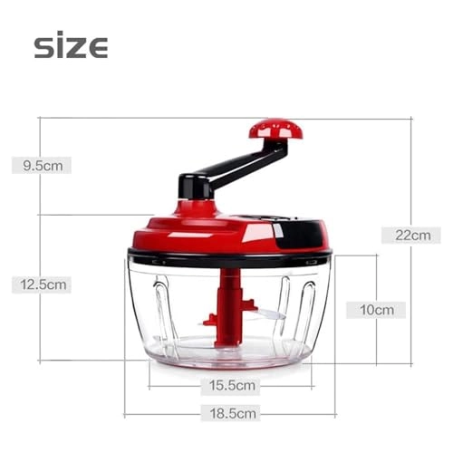 Multi-Functional Manual Food Processor - 8 Cups