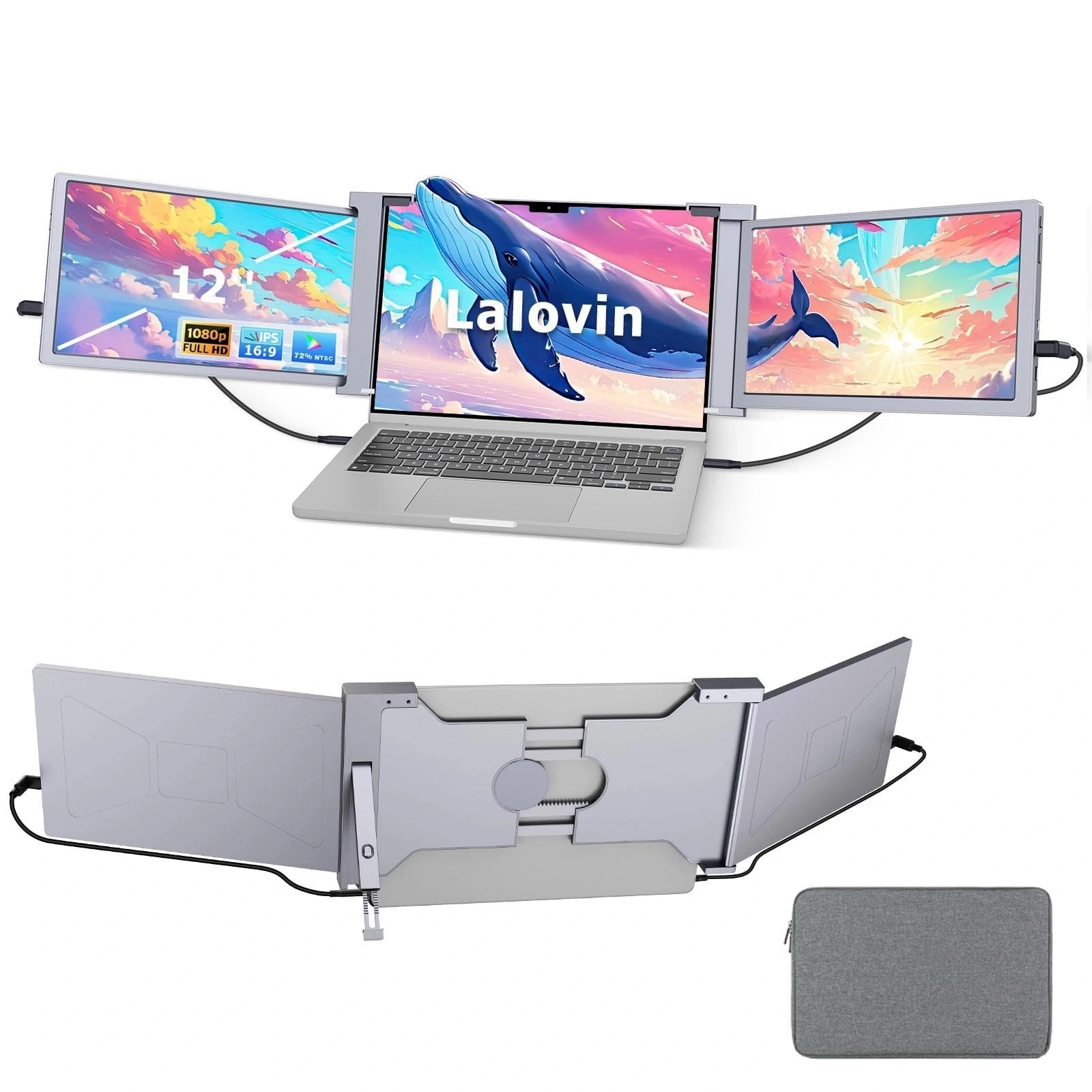 Lalovin S12 Laptop Screen Extender - 1920x1080