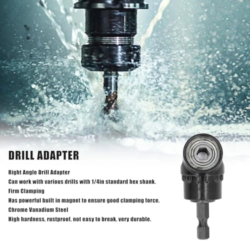 105° 1/4 Inch Right Angle Drill Adapter