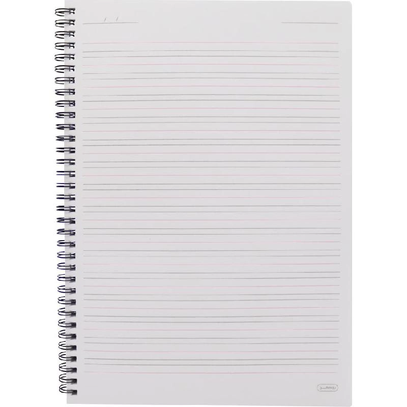 Notebook 19 X 26 cm Spiral - Grid 100 Sheets