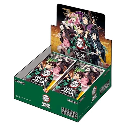 Union Arena English TCG: Demon Slayer Booster Box - 1st Edition 16 Packs