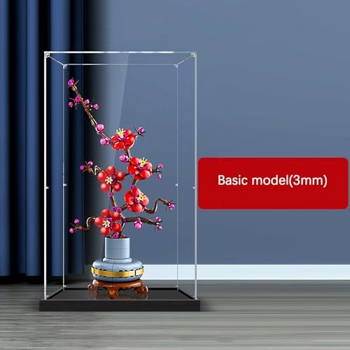 Acrylic Display Case - 20x15x40cm 2mm/3mm