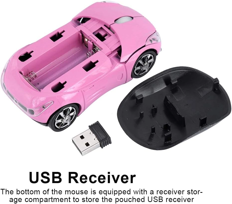 e Sport Car Shaped Wireless Mouse - 2.4G Wireless
