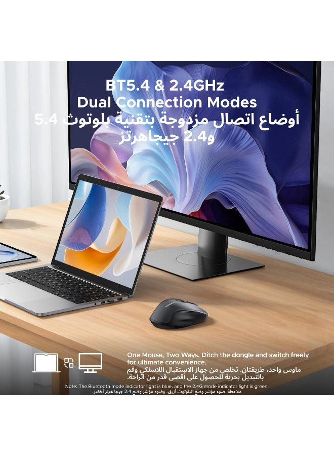 Rechargeable Silent Mouse - Bluetooth/Wireless