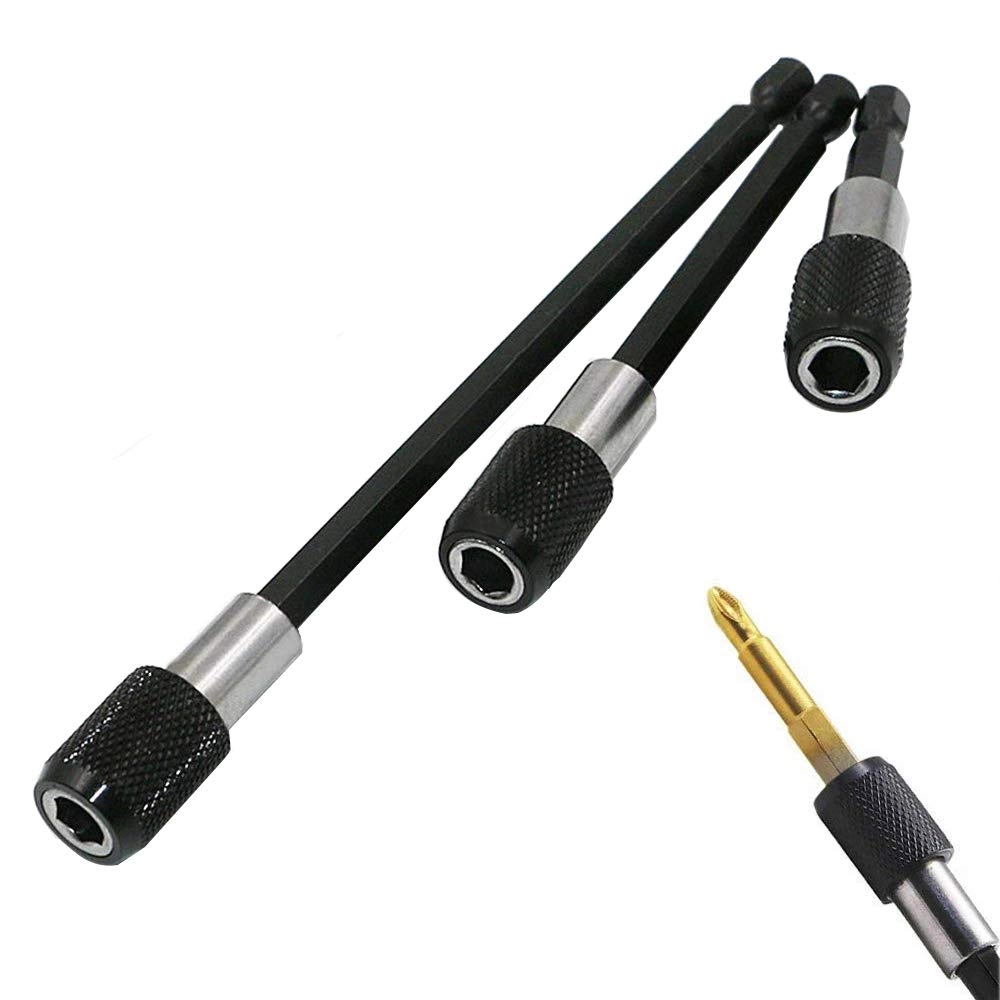Magnetic Drill Bit Extension - 2/4/ 6 Inch 1/4 Inch