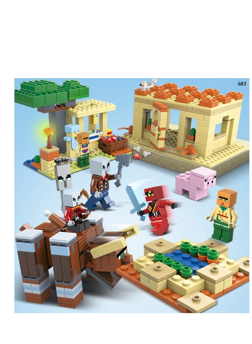 Minecraft Illager Raid Building Kit - 562 pcs