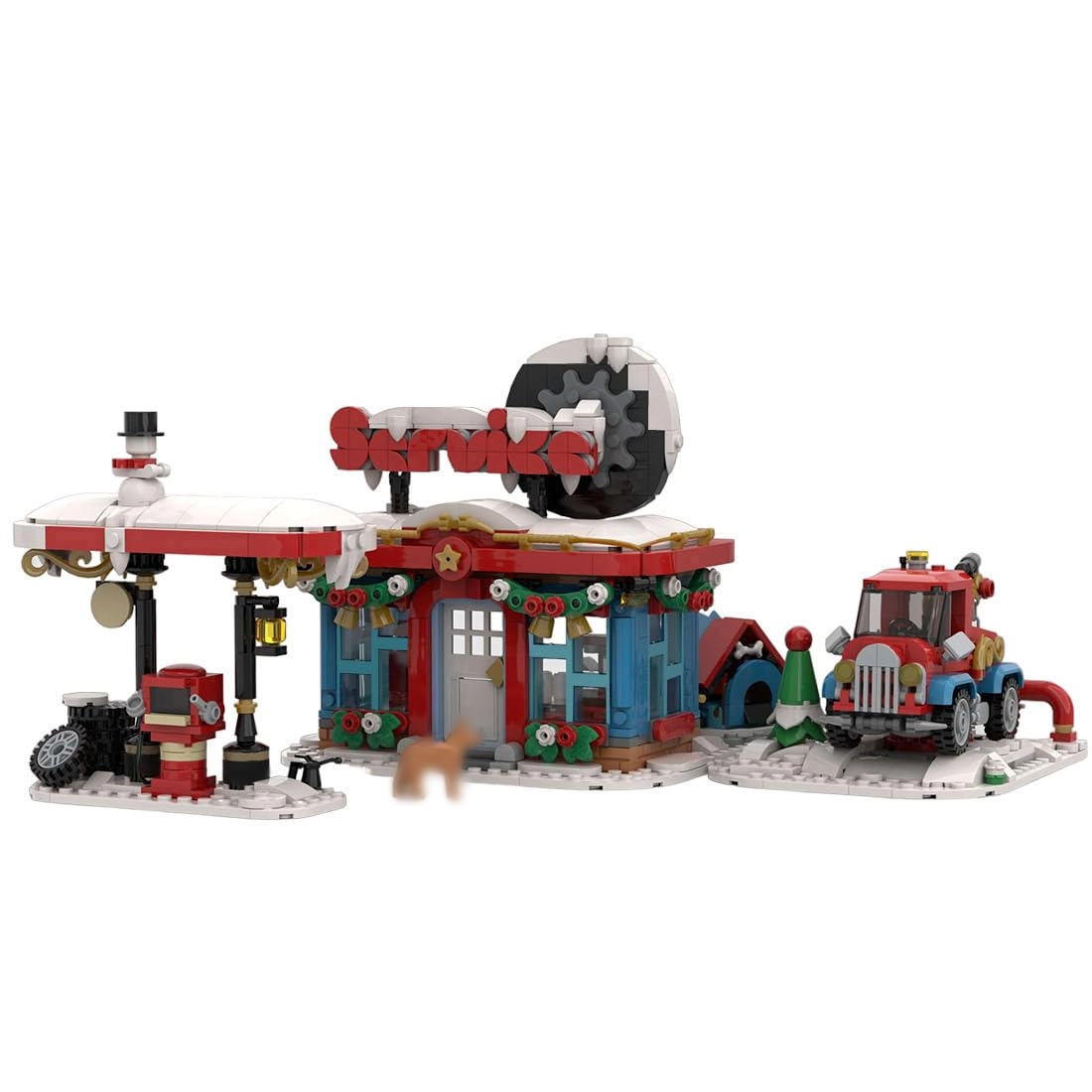 EnuoChbuild Winter Petrol Station - Christmas