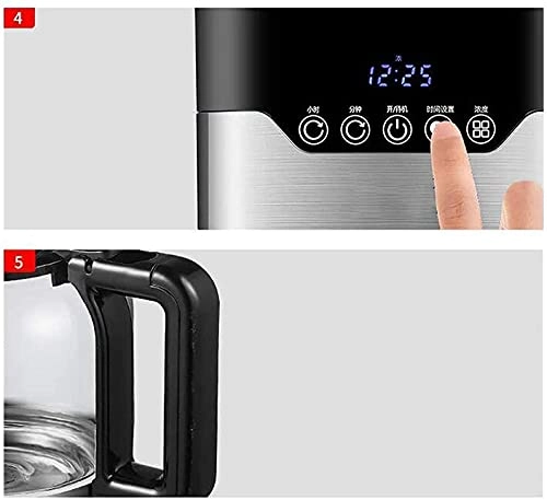 Automatic Coffee Machine - 1.5L Smart Touch Drip