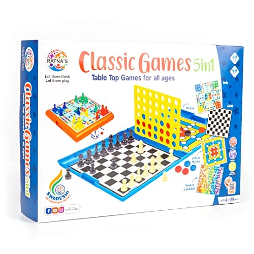 Plot 4 + Chess + 9 Mens Morris + Snakes & Ladders + Ludo