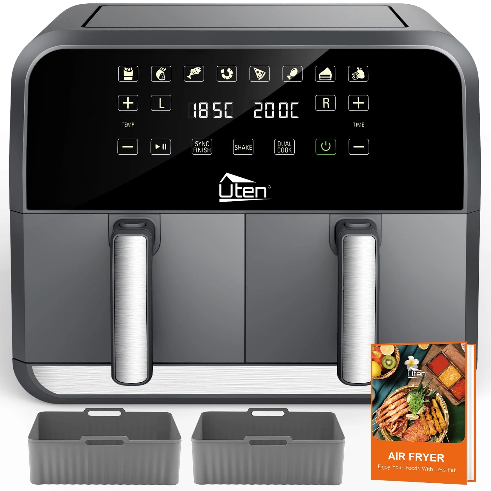 Uten Double Air Fryer XL E1905