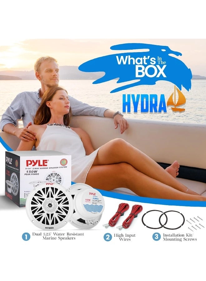 Marine Speakers - 5.25 Inch 180 Watt