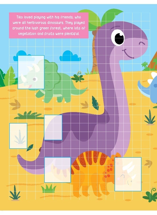 Pixel Sticker Activity - Tiko and the Lost T-Rex