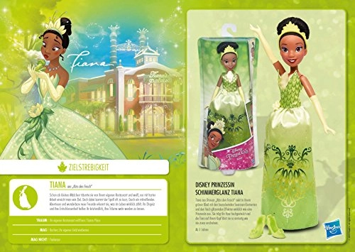 Tiana Doll - Plastic Royal Shimmer Ages 3+