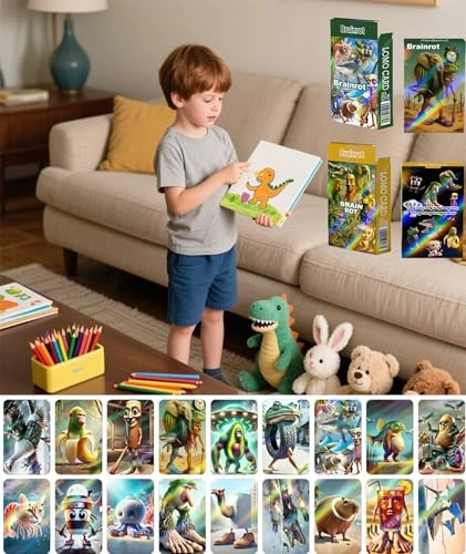 Brainrot Cards - 60PCS 2 Boxes Set