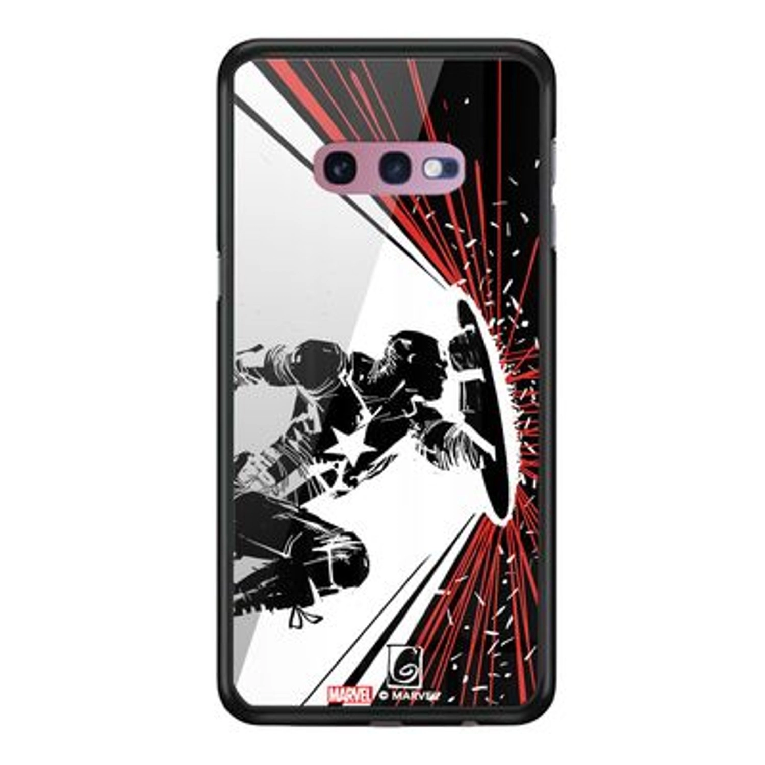 Wackylicious Captain America Frontline Defence Back Case for Galaxy S10E