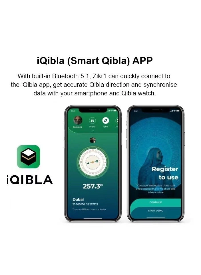 Zikr Ring Metal M02 - Green