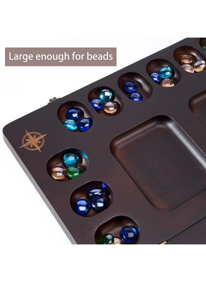 Mancala - 4 Player Folding Solid Wood