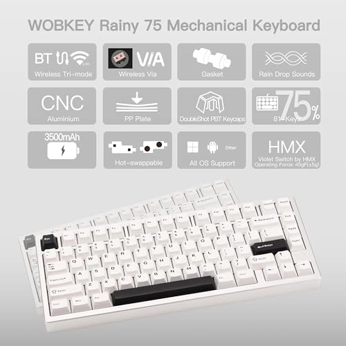 WOBKEY Rainy 75 - Standard Wired/Wireless