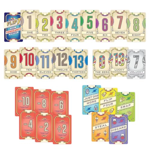 FLIP 7: WITH A VENGEANCE - Card Game