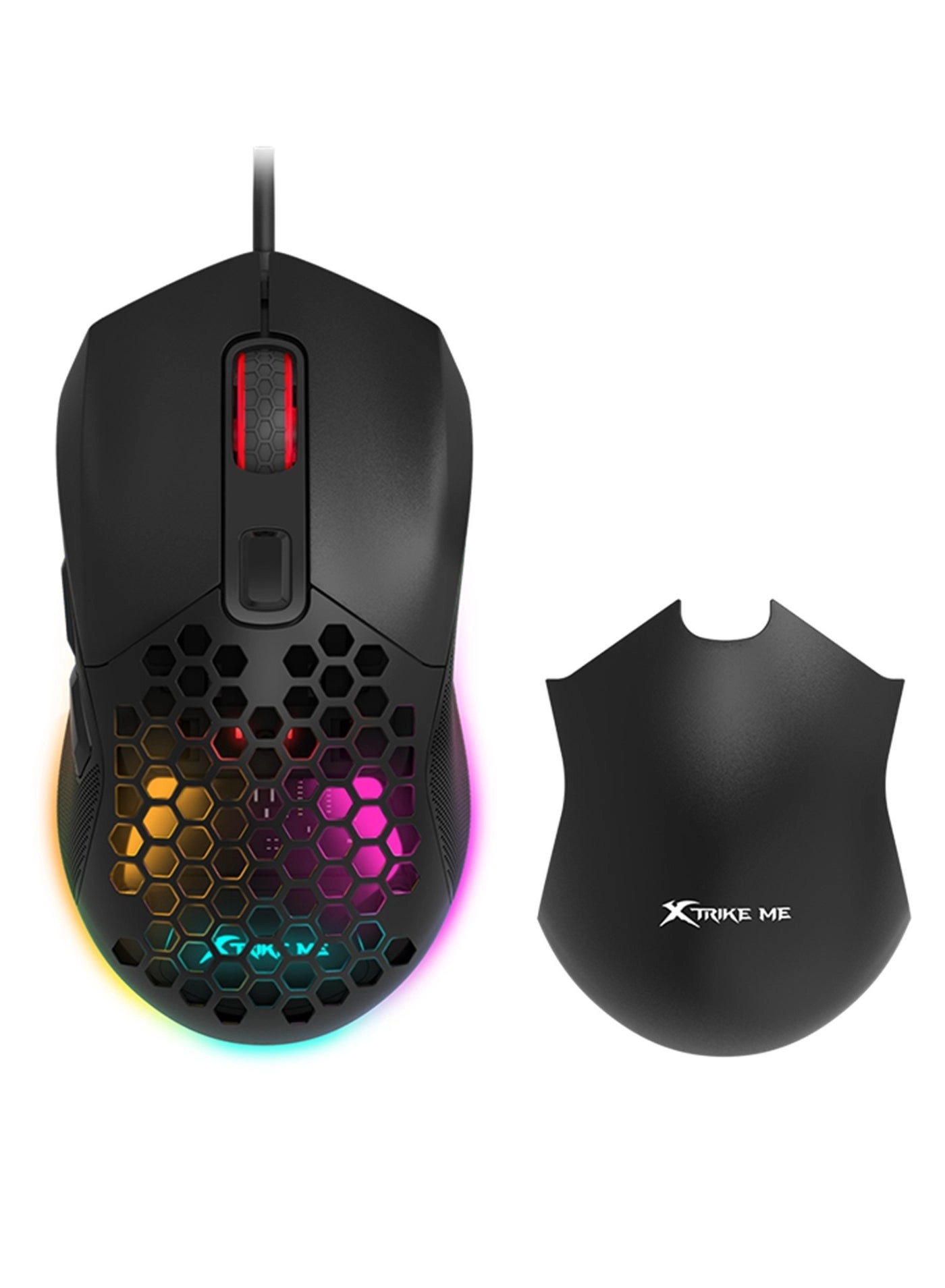GM-316 Gaming Mouse With Detachable Top Covers - Wired