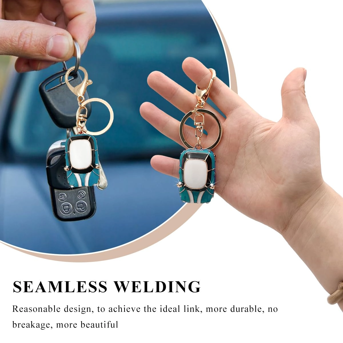 Car Model Rhinestone Keychain