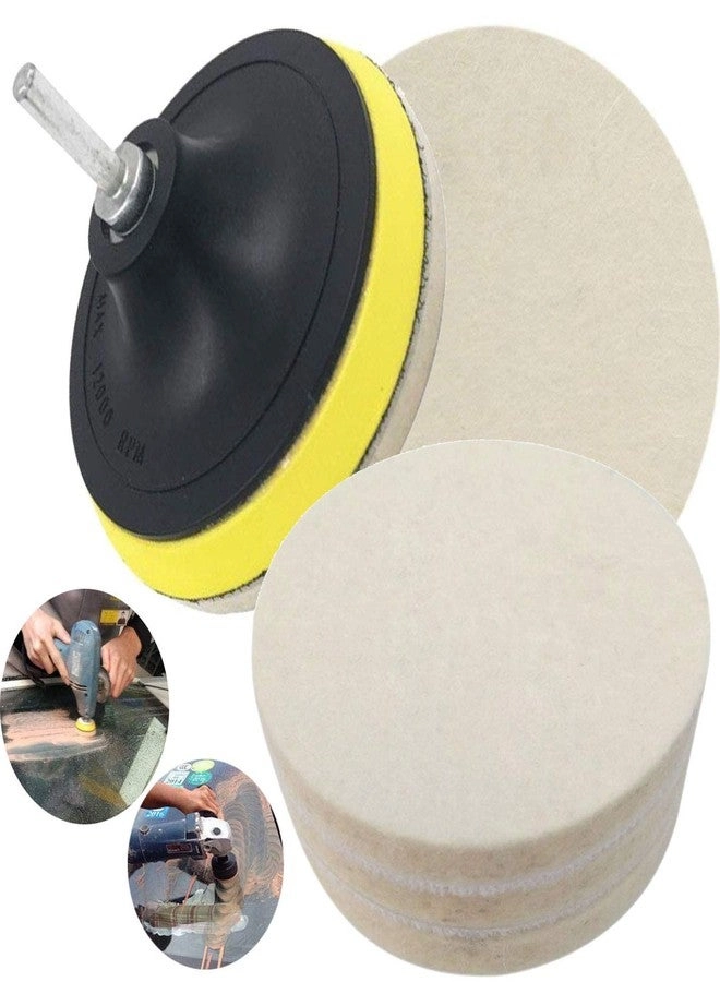 Felt Pad - 3" inch + Backing Pad + Universal Nut