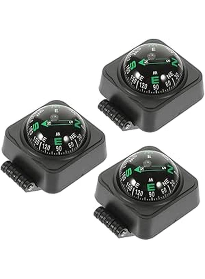 VOSAREA Car Compass Ball - 3 Pieces Adjustable