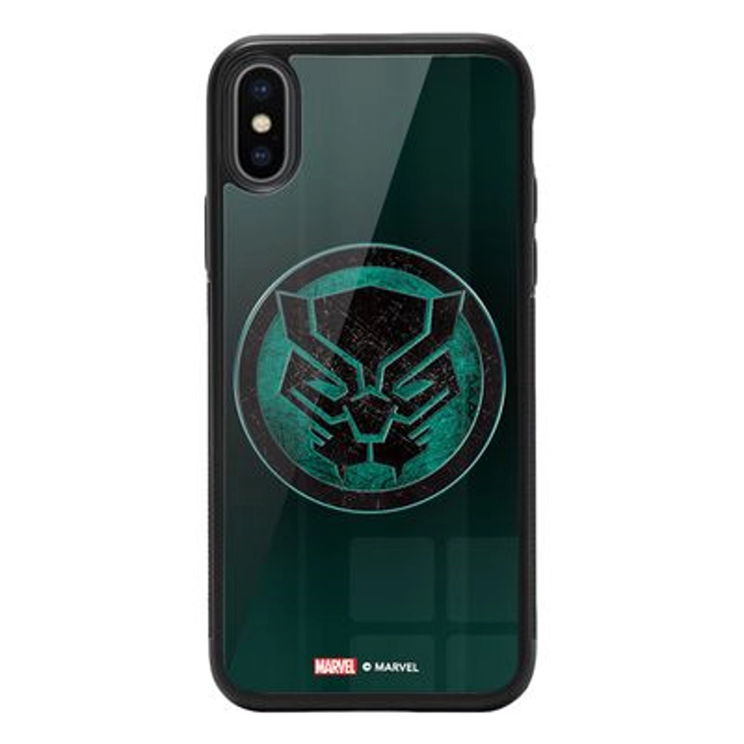 iPhone Xs Max Cover - TPU Bumper Case + Tempered Glass Back Back Case