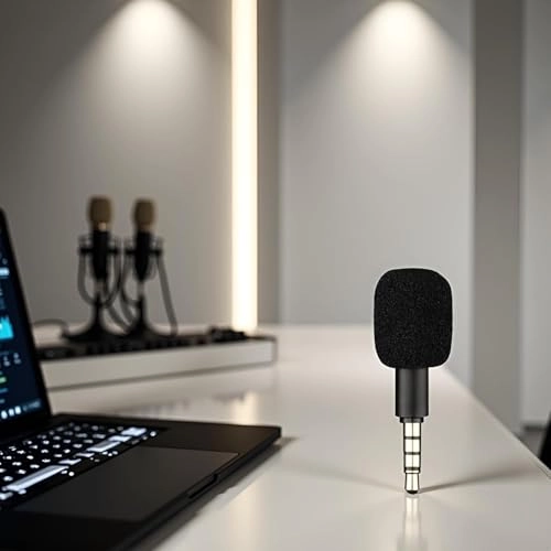 Mini Portable Condenser 3.5mm-Mini-Jack Microphone