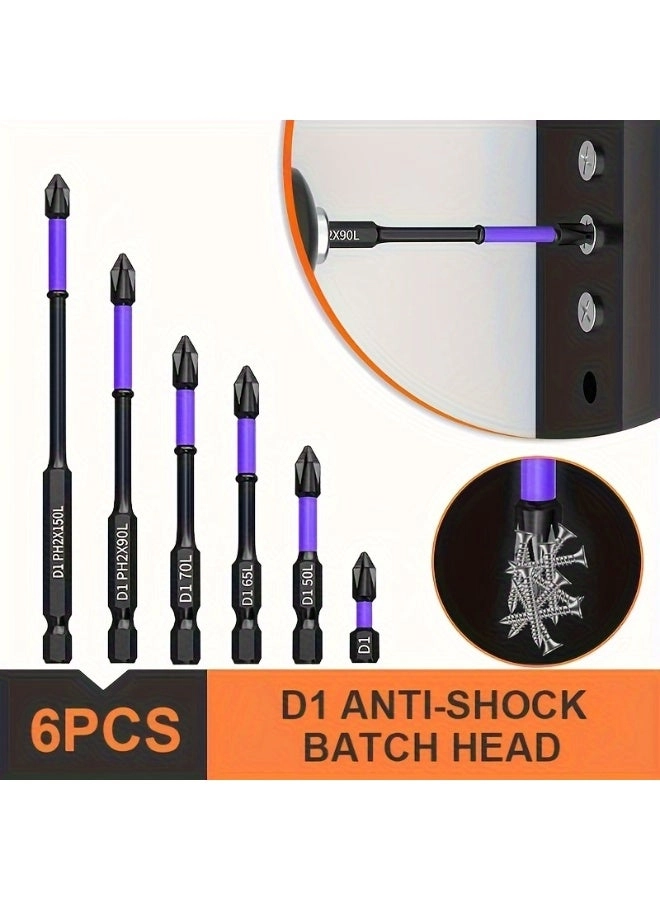 D1 Phillips Screwdriver - 6 pcs Bundle