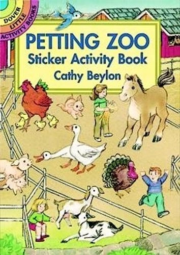 Dover Publications Petting Zoo Activity Sticker Book 25 pcs