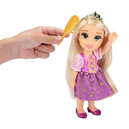 Rapunzel Doll - 6” / 15cm Tall Iconic Purple Dress + Maximus - Majestic Saddle Ages 3+