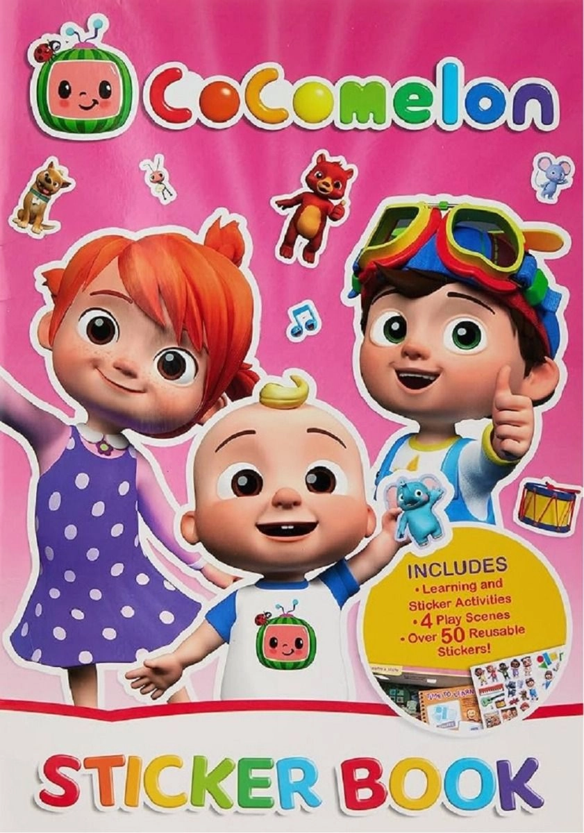 Cocomelon Sticker Book 50 pcs