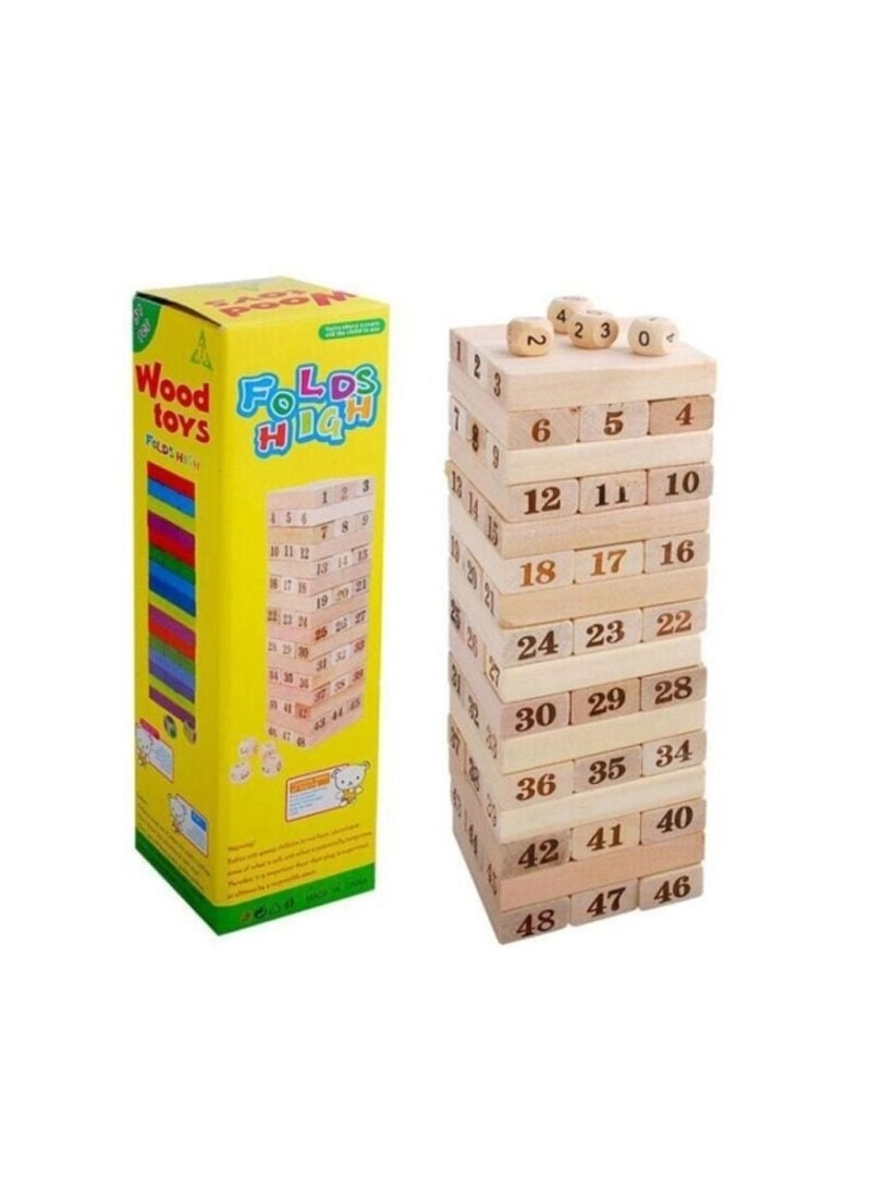 BJM Tower Building Block Toy - 48 pcs