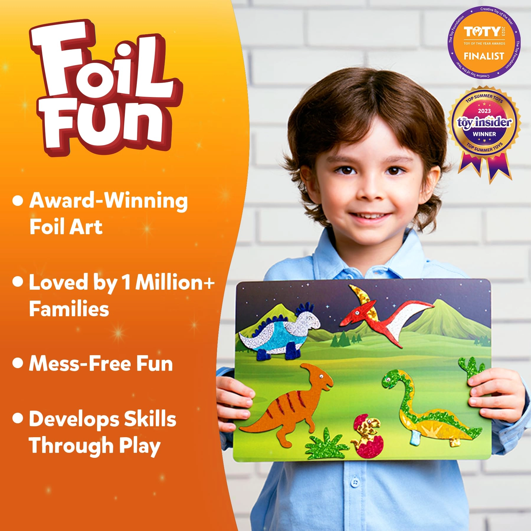 Foil Fun - 4+ years 210 pcs