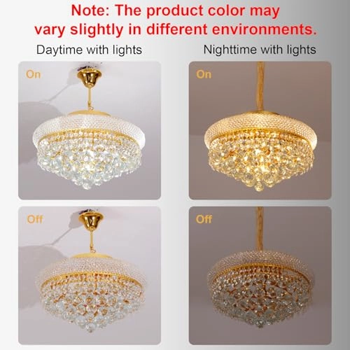 Luxury Crystal Chandelier - 2700K 4500K 6500K